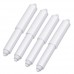 1PCS supporto per rotolo di carta igienica roller plastic-spring caricato a molla forte mandrino WC CR Toilet Paper roller bianco - USZ9MGfA