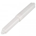 1PCS supporto per rotolo di carta igienica  roller plastic-spring caricato a molla forte mandrino WC CR Toilet Paper roller  bianco - USZ9MGfA
