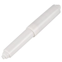 1PCS supporto per rotolo di carta igienica  roller plastic-spring caricato a molla forte mandrino WC CR Toilet Paper roller  bianco - USZ9MGfA