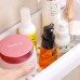 Leefe Mensola da bagno con potente ventosa non richiede fori con 2 ganci nascosti ideale per organizzare shampoo e prodotti per il bagno Silver - y9oETBRK