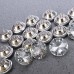 ULTNICE Tasti di cristallo del Rhinestone di 20Pcs 25mm con il ciclo del metallo per il tasto di tappezzatura del sofà di cucito - 82VZUS61Z