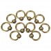 Materiali: 10 x Cassetto di mobili anello pulsante in bronzo antico aspetto tradizionale in bronzo con anello a trarre - sTqBJYUc