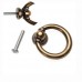Materiali: 10 x Cassetto di mobili anello pulsante in bronzo antico aspetto tradizionale in bronzo con anello a trarre - sTqBJYUc