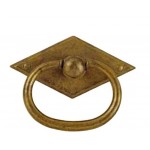 Pomolo pendente ad anello in zama con base a rombo (5 pezzi) - tjbCjZLm