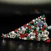 Demarkt Spilla in lega con Strass Spilla Abbigliamento Brooch Donne Decorazione Gioiello Serie di Natale Accessori per Vestito (Albero) - Z0ZO3DYEH