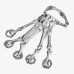 WINOMO Mano di scheletro punk catena dita bracciale schiava anello (argento) - SXS62MZ3E