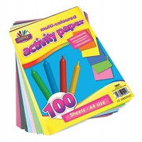 Artbox - Confezione da 100 fogli di carta colorata  A4  colori assortiti - OROMVV668