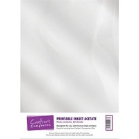 Crafter's Companion - Carta stampabile 160 g/mq printable acetate bianco 8 pezzi - Y1AA5M3N1