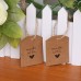 Pixnor 100pcs Made with Love Kraft etichette regalo fai da te festa di nozze Etichette con spago di iuta (marrone) - 9V8QVTUY1