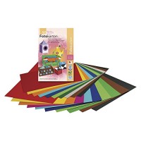 RAYHER 81016000 carta cartoncino foto  in formato A3  300 G/M2  Blocco da 10 fogli  10 colori  Multicolore  425 x 300 x 2.5 cm - CNLTRUPL8