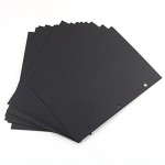 XIUJUAN Scrapbooking Carta 26 x 18cm  Pagine Refill Nero per Scrapbook Album 28 x 21cm  20pcs (per "Bussola" Album Grande) - ADBHSXI66