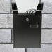 Cablematic - Cassetta delle lettere casella postale e posta metallico di colore nero da parete 235 x 75 x 315 mm - DByinCP7