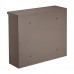 Lyndan - Grande Supporto a parete in acciaio per uso in esterno cassetta delle lettere Scatola verticale con serratura su porta Mailbox postale di blocco A4 - Grigio caldo - AnUynhDi