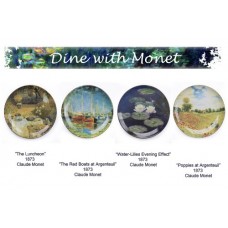4 Piece Claude Monet design piatti - 5DLGRS3YH