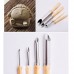 Millya kit di utensili per incisione in acciaio inox e legno taglierini circolari per argilla (4x). Natural - FYO1J83VF