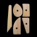 Vktech 5 pz legno argilla scultura in ceramica Molding Tool Potters Rib - OC5PM74MU