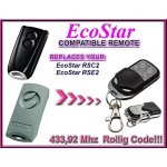 EcoStar RSC2  EcoStar RSE2 Compatibile Telecomando  4-canali 433 92Mhz rolling code sostituzione radiocomando. - KqIGbCHW