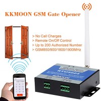 KKmoon GSM Apriporta Door Opener Interruttore Remoto di On / Off Call SMS Gratis Comando Sopporta 850/900/1800/1900MHz - 92Y10pYn