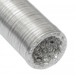 10m Tubo in alluminio per aerazione Ø100mm di eyepower | Corrugato termoresistente flessibile per riscaldamenti e condizionatori | Condotto a spirale per climatizzatori - 7rMlpwnd