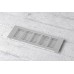 GedoTec Lastra forata Piano ponte Griglia ventilazione in Alluminio 225 x 80 mm Altezza 15 mm con gerillten Ponticelli alluminio naturale anodizzato Qualità del marchio per Zona living - 1 Stück - EHkLKrHh