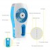 Handheld Ventilatore Mopalwin USB Mini Ventilatore Umidificatore | misting Misty raffreddamento Idratante Ventilatore | Ventilatore a Batteria- blu - X3B59Kry