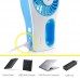 Handheld Ventilatore Mopalwin USB Mini Ventilatore Umidificatore | misting Misty raffreddamento Idratante Ventilatore | Ventilatore a Batteria- blu - X3B59Kry
