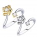 Anello corona Xuxuou creativo alla moda anello di apertura regolabile femminile diamante artificiale diamante femminile dito ornamento Lega Golden 1 - GW7BO5ATJ