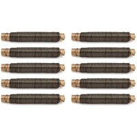COM-FOUR® 10x Filo di legatura cotto  spessore 0 65 mm  1000 G  in rocchetti da 100g su bastoncini di legno (03 Stück - geglüht) - XPTA4X7QS