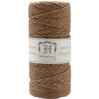 Hemptique - Matassa di corda di canapa 50 g colore: Marrone chiaro - BOCD535Q9