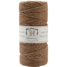 Hemptique - Matassa di corda di canapa 50 g colore: Marrone chiaro - BOCD535Q9