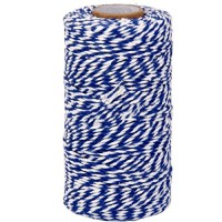 Outflower 100 m Wrap Gift cotone corda nastro spago string corda blu scuro  Dark Blue  1 5 mm - RV6HMQG4E