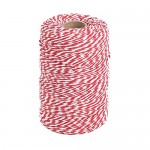 Tenn Well 200 m cotone panettieri spago Red and White - 7WVYZR8HE