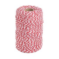 Tenn Well 200 m cotone panettieri spago Red and White - 7WVYZR8HE