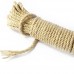 Uooom 10 m 4-ply naturale spessa corda di canapa 6 mm forte corda di iuta per fai da te arti artigianato regalo imballaggio decorazione abbinamento e giardinaggio 10m * 6mm - XELGZZ67J