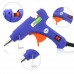 Wisfox mini elettrico pistola per colla a caldo con 50 pezzi di colla stick blu ad alta temperatura di fusione Glue Gun Trigger kit flessibile per progetti fai-da-te e kit di riparazione - UJxJ4gX7