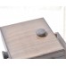 Aumueller - Scatola da cucito in legno di pioppo dimensioni: 30 x 18 x 26 cm colore: grigio antico - 5JQVLO2JA