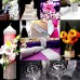 Joyoldelf nastro con 24 file di strass in argento brillante decorazione per torta perfetta per torta nuziale bouquet cornici vasi matrimoni e feste 9 1 m - VS3DBUWGS