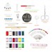 Kit Cucito - Qisiewell 80 Accessori Set da Cucito Emergenza Per Viaggiare o Per Principianti di Alta Qualità Zipper Cucire kit（Nero） - I3T4RMY4J