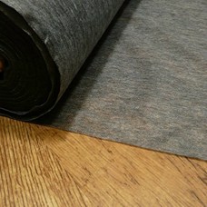 On Trend Fabrics - Teletta leggera di rinforzo termoadesiva venduta al metro da utilizzare su tessuti neri e scuri colore: grigio antracite - JT6PWWCSR