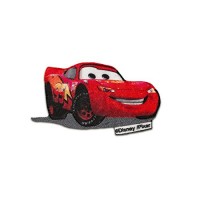 Toppe termoadesive - Cars Lightning McQueen 95 Disney comico bambini - rosso - 7 4x3 9cm - Patch Toppa ricamate Applicazioni Ricamata da cucire adesive - XQ2V71O8J