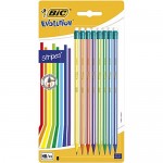 Bic Evolution stripes matita mina HB ultraresistente confezione 8 matite con gommino - DPFPP09UV