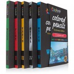 Colore Matite colorate edizione dizionario - Set di 60 pastelli pre-temperati di alta qualità per di - EM4QLEON0