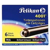 Pelikan TP/6 Black 6pc(s) pen refill - pen refills (Black Black Fountain pen 6 pc(s)) - FBVY5SNCV