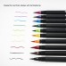 Set Pennarelli Brush Pen Punta Pennello - Set di 10 pennarelli a colori - con morbido flessibile Real Brush Tip creare effetto acquerello - Ezigoo - EVX9UKECG