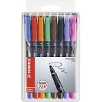 STABILO OHPen universal Penna Permanente colori assortiti - Astuccio da 8 - ECUHFO9N3