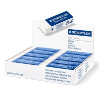 Staedtler Eraser White Pack Of 20 Pieces  11STAE52650 (Pack Of 20 Pieces) - XGKSCZIHR