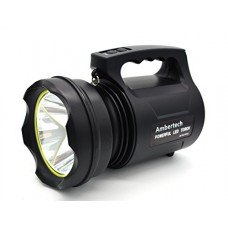 Ambertech 10000 Lumens Heavy Duty Lantern Potente torcia elettrica Torcia ricaricabile Spotlight eccellente luminoso esterno - 5Gu5lQwk