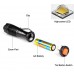 Canwelum - Torcia LED Cree Potente dello Zoom Torcia a LED Mini Tattica (2 x Torce e 2 x Batterie) - xUAGtKoB