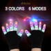 Guanti a LED Aitsite Finger Lights Giocattoli con Luci 3 Colorful 6 modi Guanti Rave per Party - yFEzm1Lt