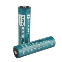 Olight 2 Batterie 18650 3200mAh Batteria al litio ricaricabile 3 6 V 11 5Wh 1 anno di garanzia - 3gRqmsjC